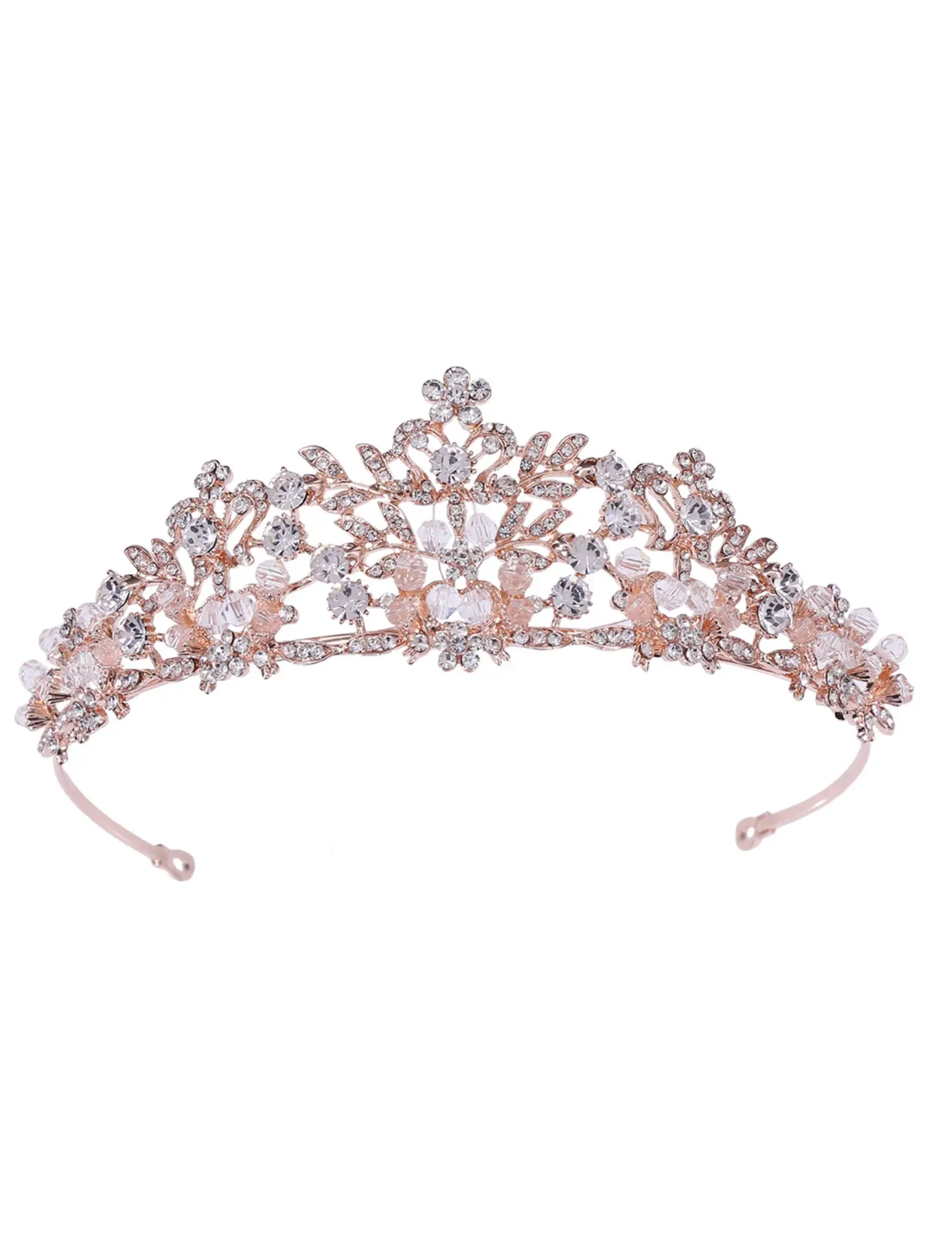 Wedding headpiece handmade headband forest leaf rhinestone crystal bead bridal tiara wedding accessories