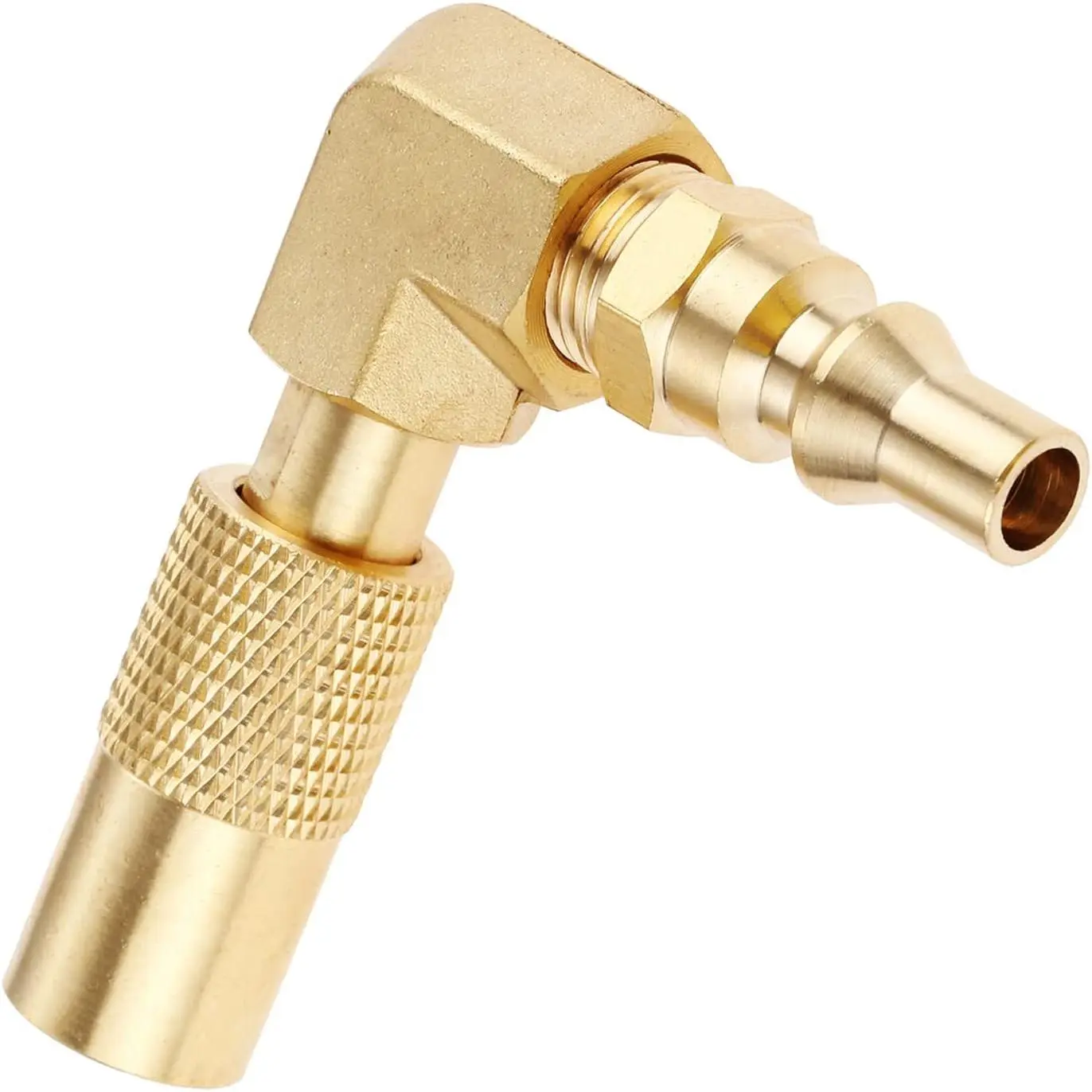 1/4 inch RV Quick Connect Adapter Conversion Fitting Elbow, Low  90  Elbow Adapter Fitting for  Tabletop Grill 17 Inch and 22 Inch  Gas Camping Grill
