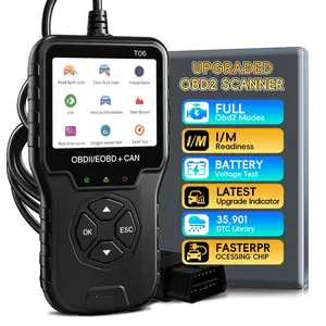 OBD2 Scanner Diagnostic Tool, Car Code Reader with 35,901 Built in DTC Lookup, Check Engine Light Reader, Live Data, I/M Readiness, Battery Voltage Test, for 1996+ Vehicles