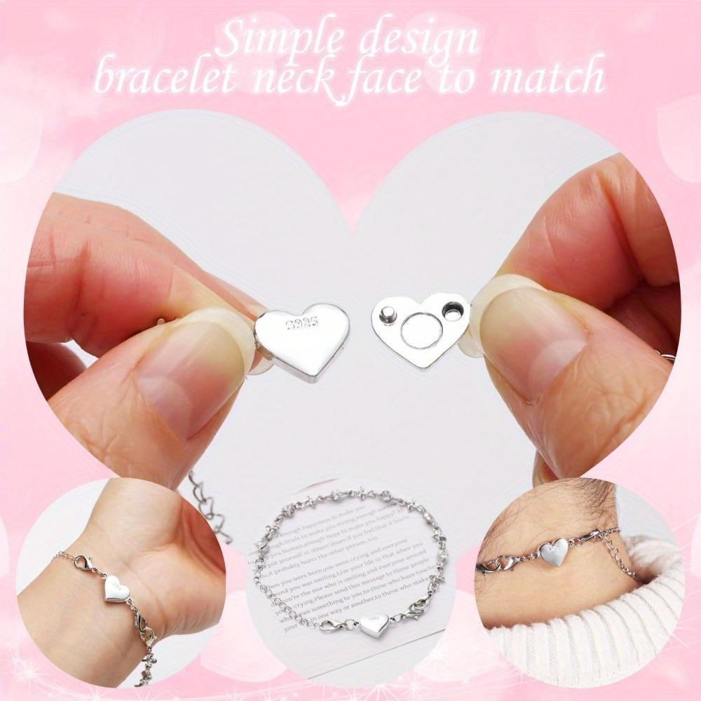 925 Silver Magnetic Necklace Clasps and Closures, Double Lobster Magnetic Necklace Clasps for Bracelet and Necklace Extender