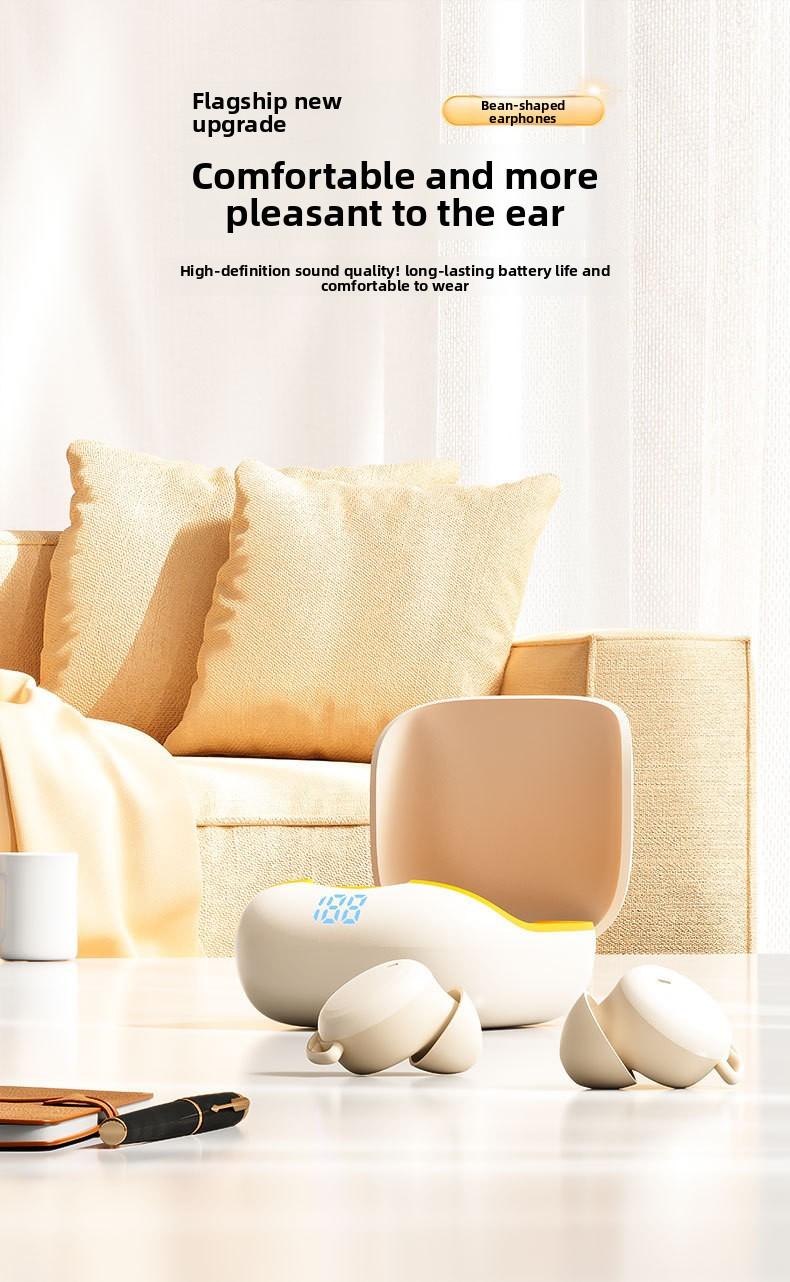 Sleep headphones, painless for side sleepers, no ear pressure, 2026 new model, in-ear noise-canceling, long battery life, sleep Bluetooth headphones