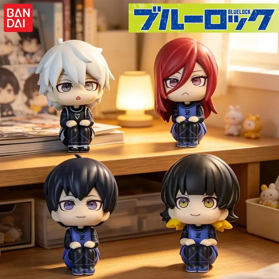 Blue Lock Q Version Anime Figures, Isagi Yoichi / Nagi Seishiro / Bachira Meguru, Action Figures, Collectible Model Ornament Toy