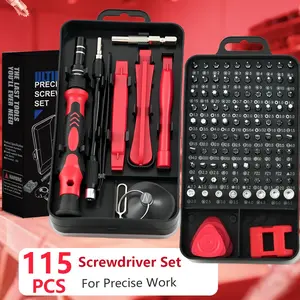115-In-1 Screwdriver Set, Strong Magnetic High Hardness Multi-Function Tool Kit, Special Shape Bits for Electronics, Phones, Laptops, Watches, Macbooks, Glasses