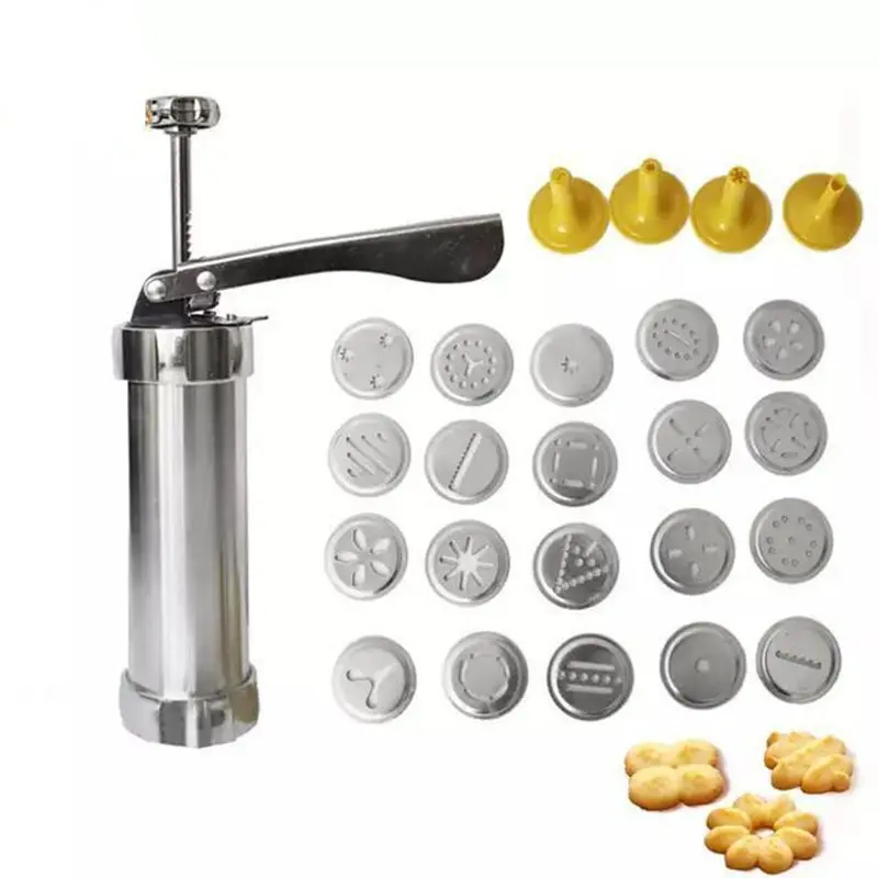 Home-use piping gun, cookie mold, cream piping tool, cookie machine, baking tools, press kitchen utensils gift box