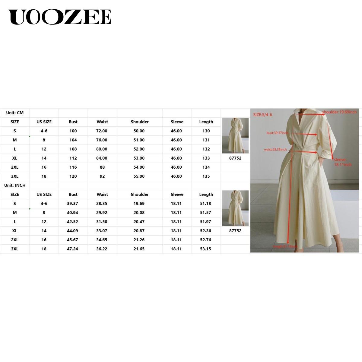 Women's loose solid color lapel mid-length dress, waist design, comfortable and elegant, a must-have for commuting and formal occasions Shirt Dress