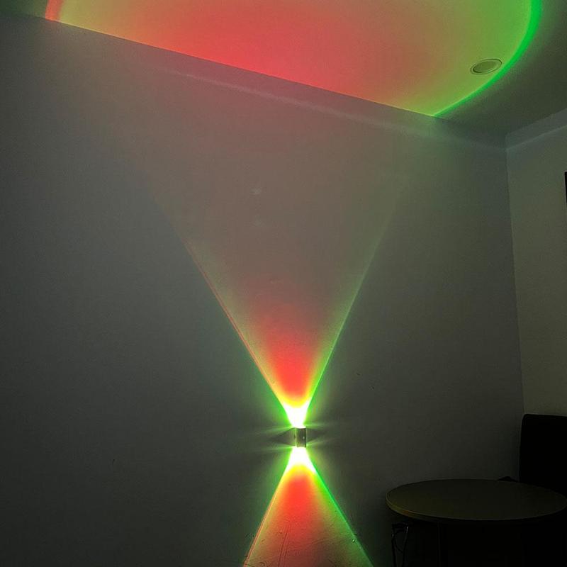 USB Rechargeable LED Night Light with Motion Sensor, RGB Ambient Light, Dimmable Magnetic Wall and Step Lamp for Entryway, Bedside, Desk or Closet