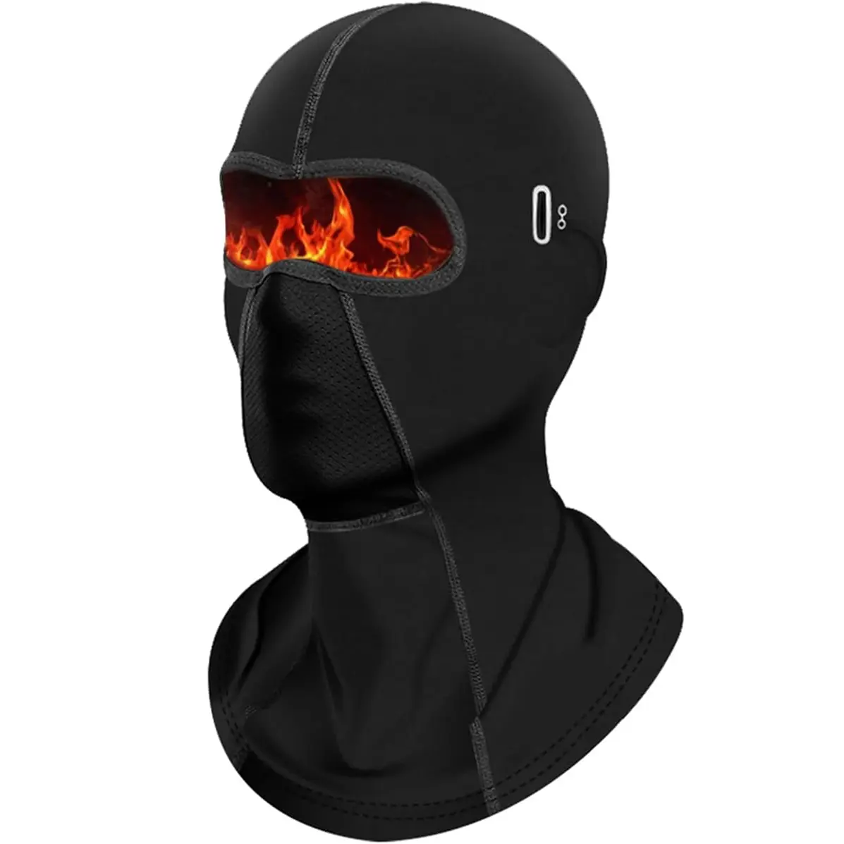 Thermal Motorcycle Balaclava Under Helmet - WindArmor® Fleece Lined Face Mask for Snow Sports & Street Riding, Skull Cap Design with Neck Gaiter Integration, Ski Balaclava