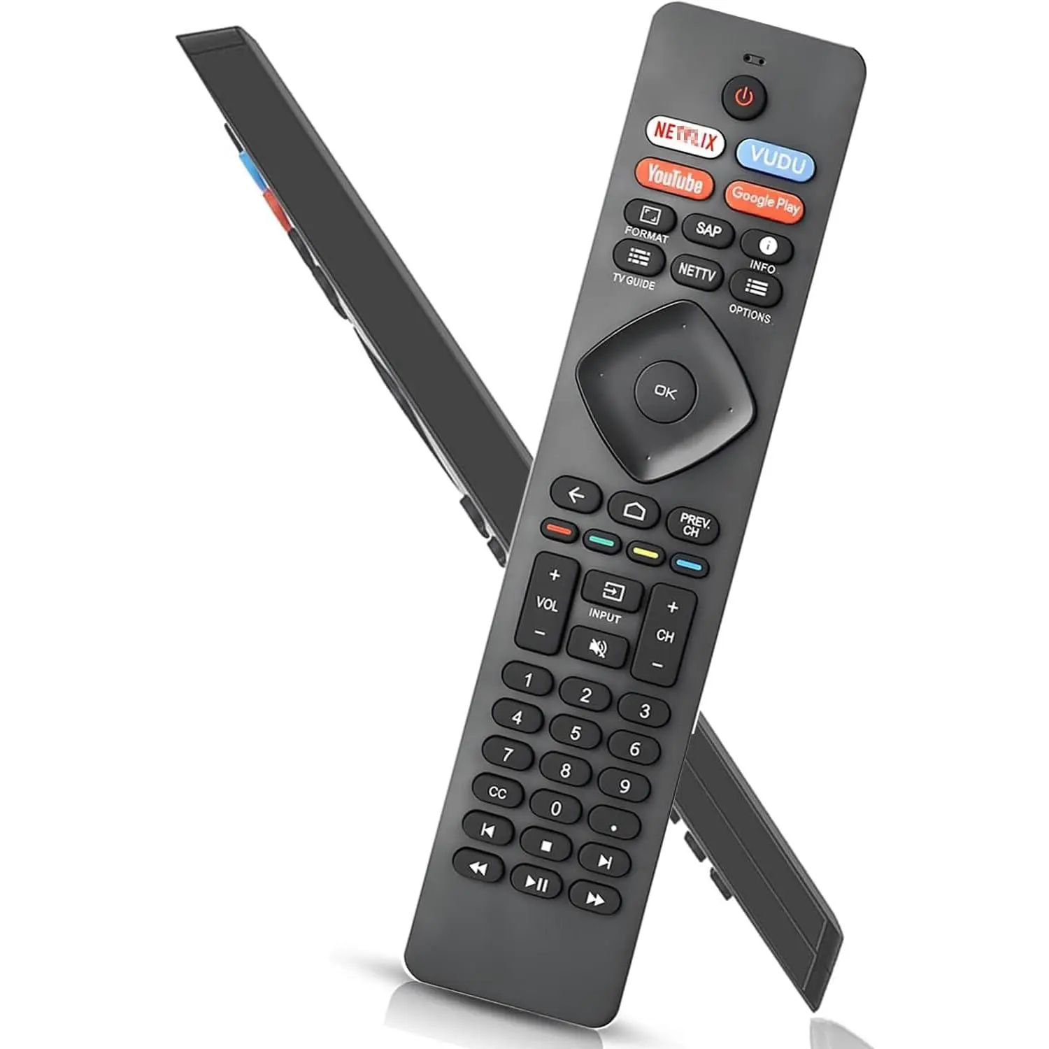 Replacement for Philips TV Remote Control, Compatible with All Philips Android LED/LCD/HDTV/UHD Smart TVs (NH800UP)