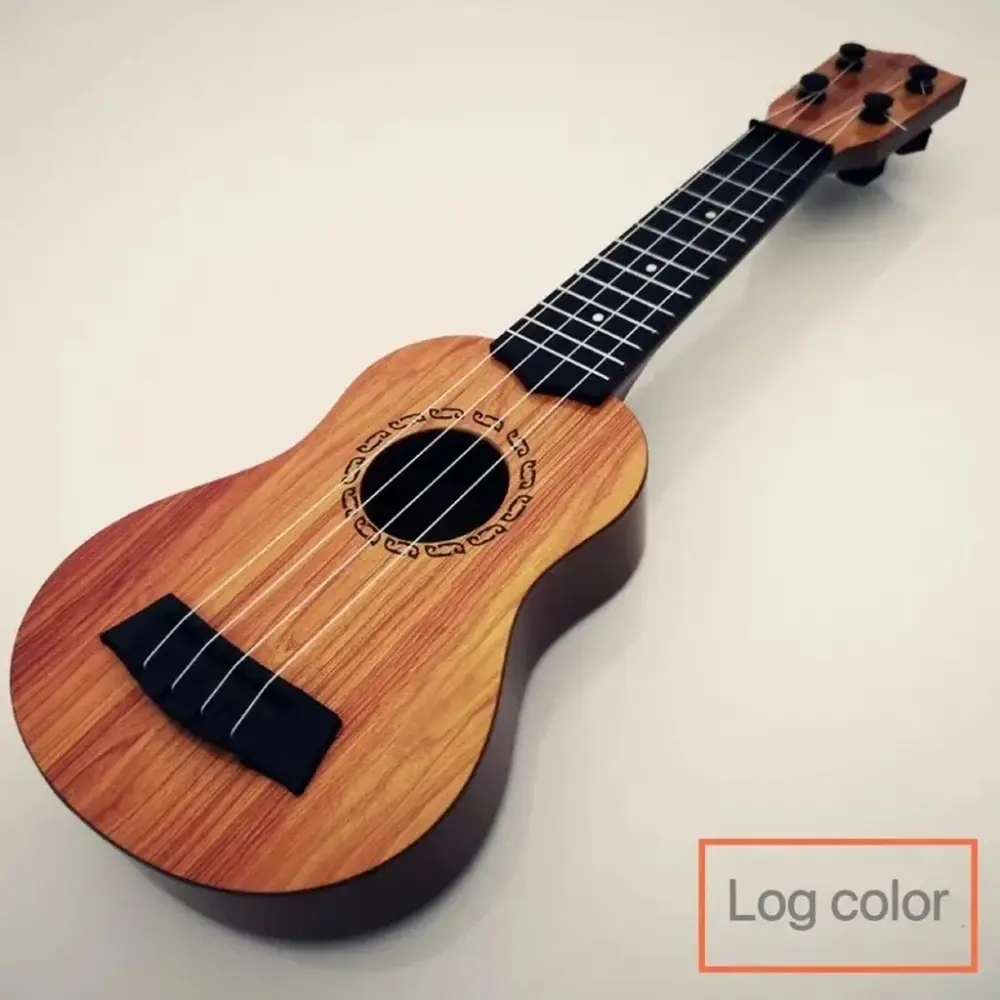 35‑Centimeter Kids Simulation Guitar Toy, Mini Beginner Musical Instrument with Paddles, Portable Early‑Learning Music Toy for Boys Girls Birthday Holiday Gift