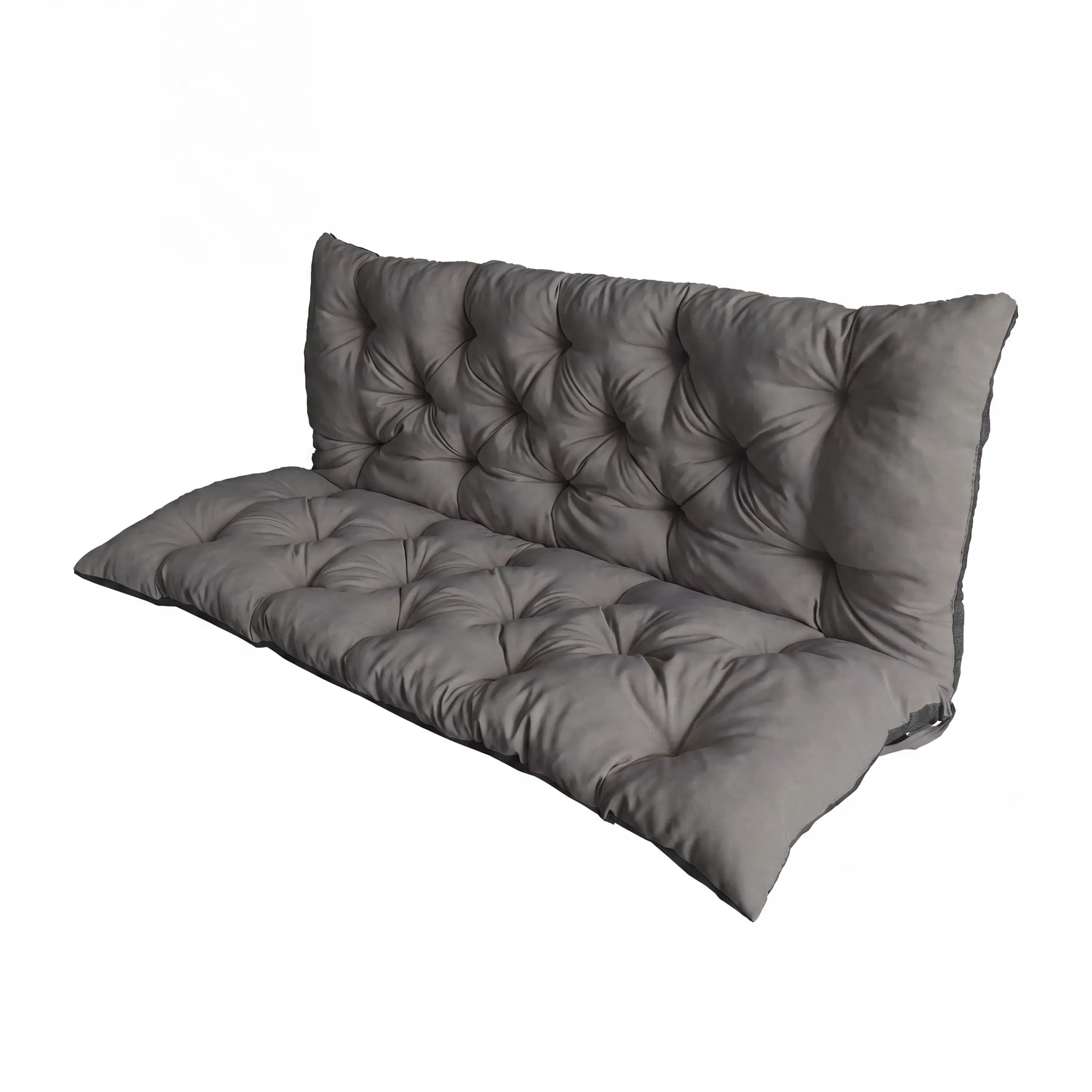 Water-Resistant Swing Cushion, 60 x 40 Inch Patio Swing Bench Cushion with Non-Slip Bottom, Fluffy High Elasticity Cushion for Porch, Deck & Backyard