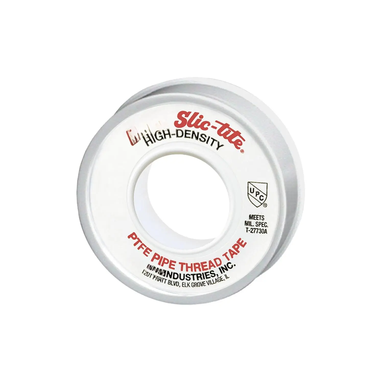 44088 Slic-Tite PTFE Pipe Thread Tape,  Grade [600" Length, 1" Wide], White