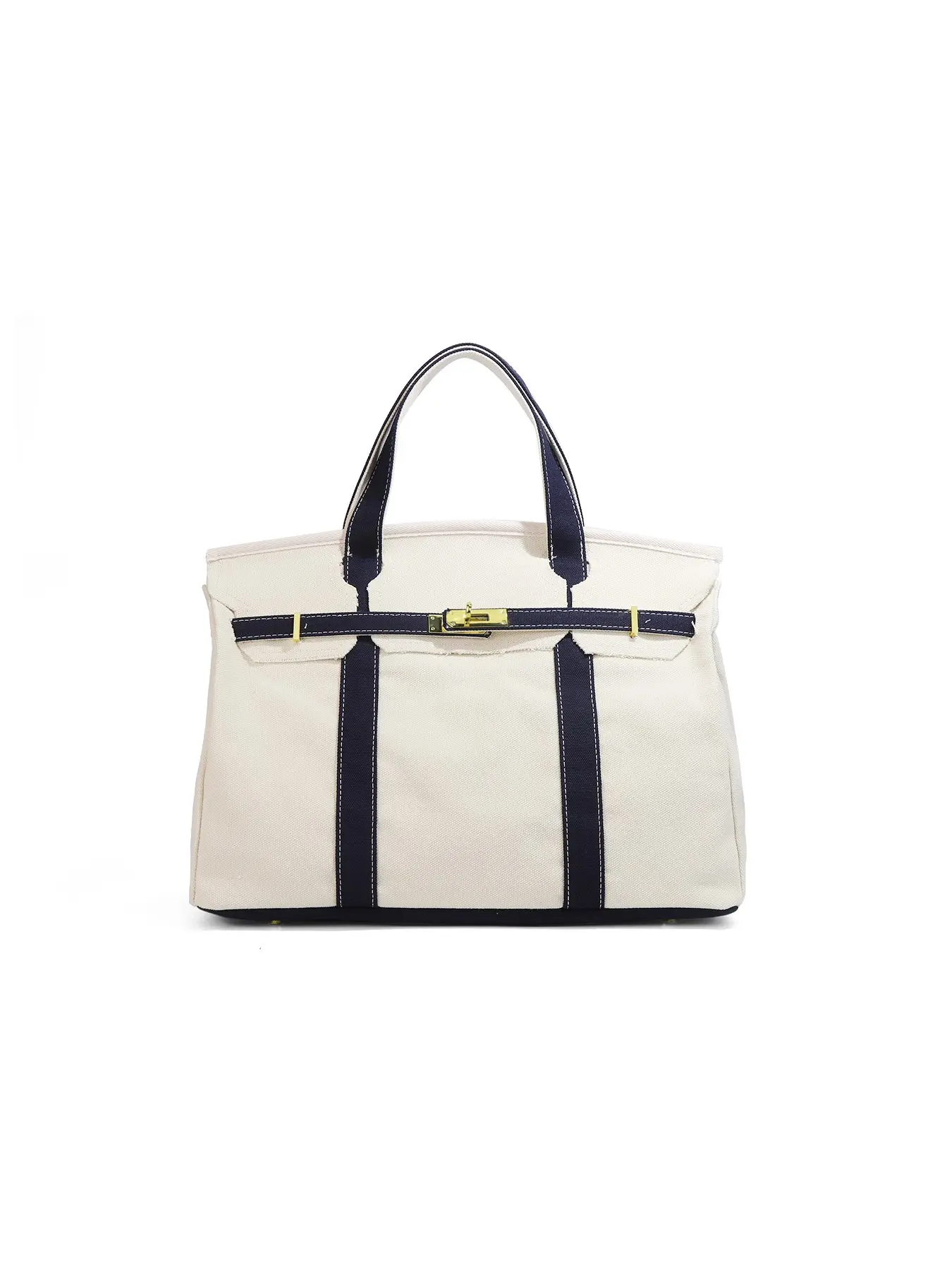 Canvas Handbag with Unique Design, Colorblock Women's Bag, New Fashion Handbag, Large Capacity, Elegant Style, All-Season Commuter Bag, Versatile Fashion Accessory