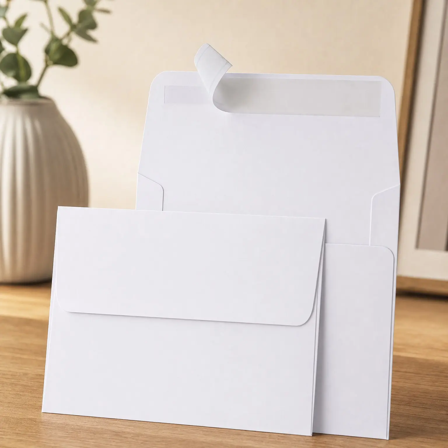 A2 White Paper Envelopes 250 Pack 4.375x5.75 Inches Self Seal for RSVP Wedding Thank You Notes Greeting Cards Photos AnnouncementsGift
