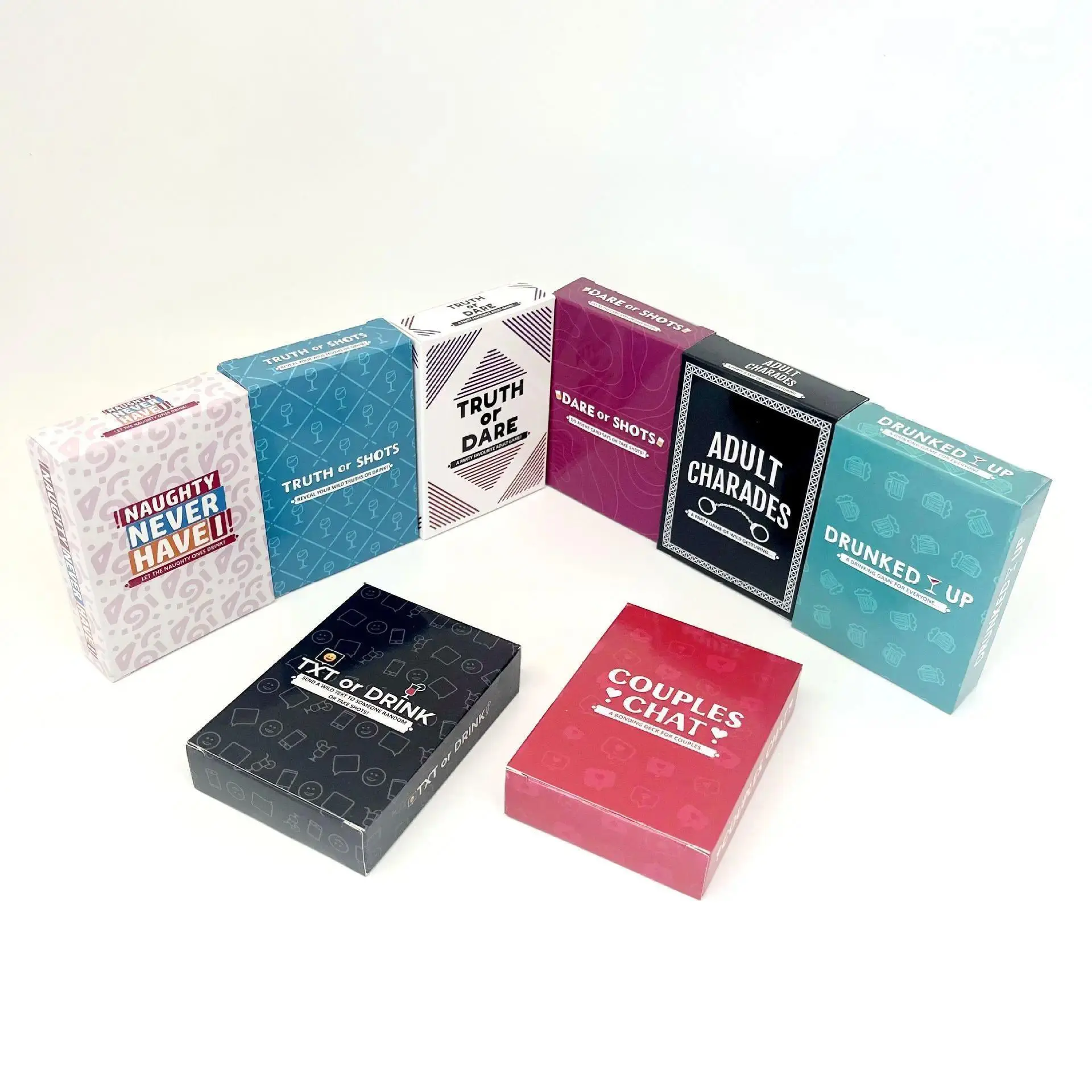 Multiple Versions of the Naughty Adult Party Board Game Set Called "Truth or Dare," Which Contains a Variety of Personalized Questions, a Drinking Card Game Suitable for Sexy Date Nights and Drunk Couples