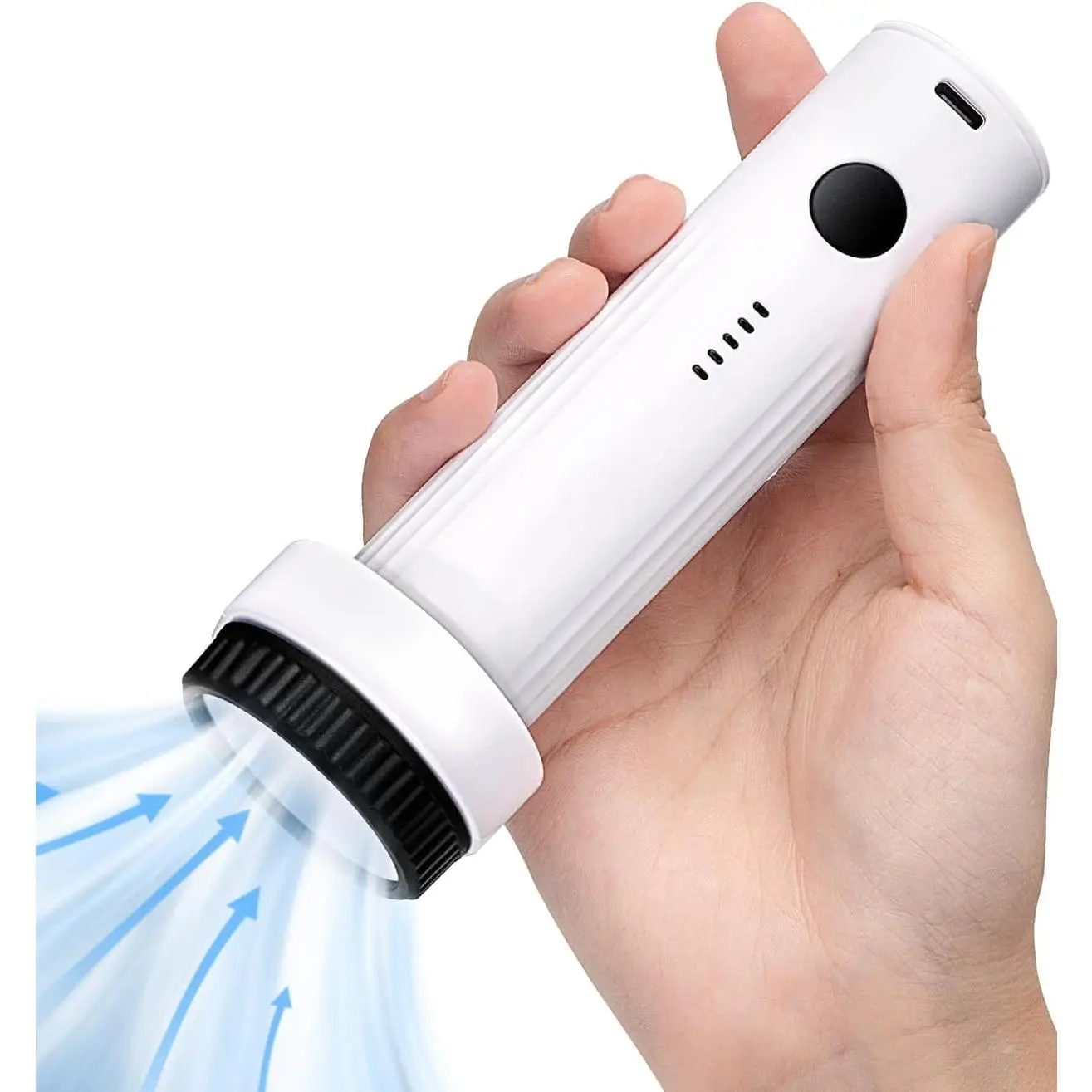 6.0Kpa Cordless Electric Vacuum Pump for Storage Bags Small Travel Air Pump | Type-C  , Low Noise,  Power, Portable Vacuum Sealer for Travel Clothes Blankets Bedding, Black, No bags