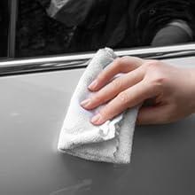 Spurtar Gloss Black Vinyl Wrap 4 Inch x 20ft Air-Release Adhesive Car Vinyl Tape Chrome Delete Wrap Roll DIY Car Exterior Decoration Door Edge Guard Vehicle Detailing Paper 10CM x 6M