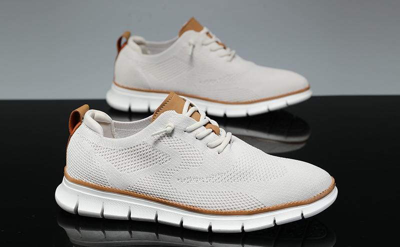 Men's Mesh Sneakers Oxfords Business Casual Walking Shoes Tennis Comfortable，Sporty Lightweight Breathable Running Shoes For Exercise & Daily Wear Closed Trainer Boy Training Runner Athletic Footwear block Shoes Outdoorfun