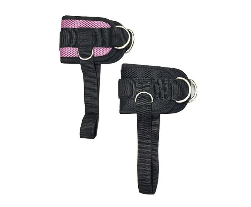 Adjustable four-ring pedal rope ankle strap elastic rope ankle buckle gantry foot buckle ankle strap