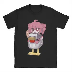 Kasane Teto T Shirt Summer Funny Cute Streetwear T Shirts Cotton Harajuku Tee Shirt for Men Short Sleeve Round Neck Pattern Tops