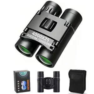 4000x25 Travel Binoculars, Ultra-Light Portable, Full Optical Lens, Clear View, Ideal for Scenic Drives, Bird Watching, Theater Shows, Outdoor Binoculars