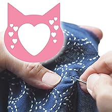 Hanami Bow Tie Cat Collar (Green) with bell safety breakaway soft lightweight for cats kitty kitten Japanese stylish pattern, No.1 Seller in Japan