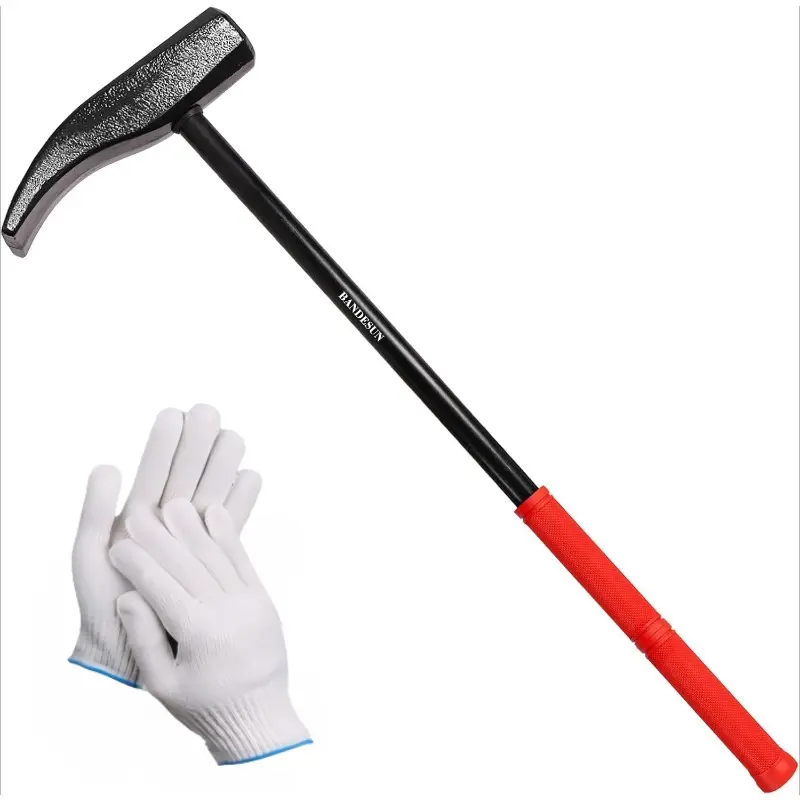 BANDESUN  Orange/Red Tire Hammer Tire Bead Breaker Tool, Bead Breakers for Tire Removal, Semi Truck Tire Changing Tools, Tire Tools for Car Truck Bus ATV UTV Farm Tractor Aircraft Tires