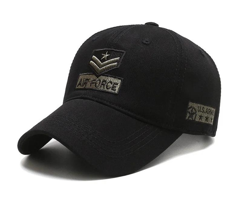 Men's Trendy Visor Hat Korean-Style Casual Visor Cap Spring/Autumn Outdoor Sports Sun Hat Camouflage Military Cap Baseball Cap