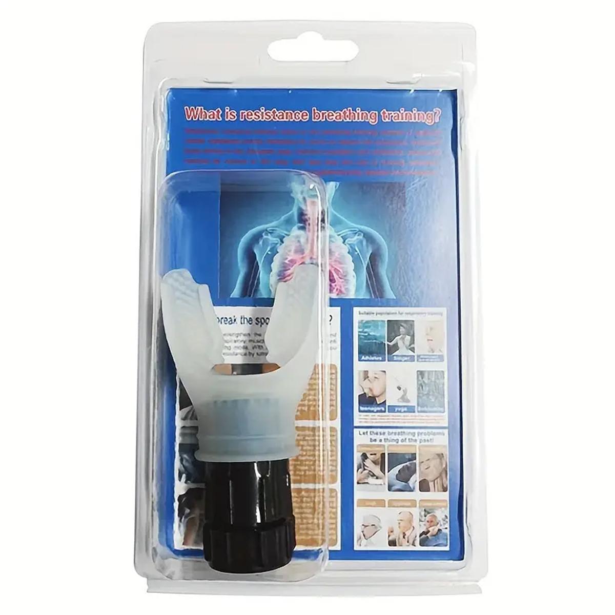 Adjustable Breathing Trainer, Portable Lung Capacity Trainer, Breathing Trainer for Home Gym Workout, Gym Accessories, Home Training Equipment