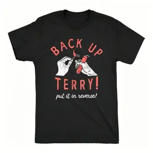 Mens Back Up Terry Put It In Reverse T Shirt Funny Fireworks Sarcastic Viral Video Fourth Of July Tee for Guys Mens Funny T Shirts Cool Vintage Fashion T-Shirt