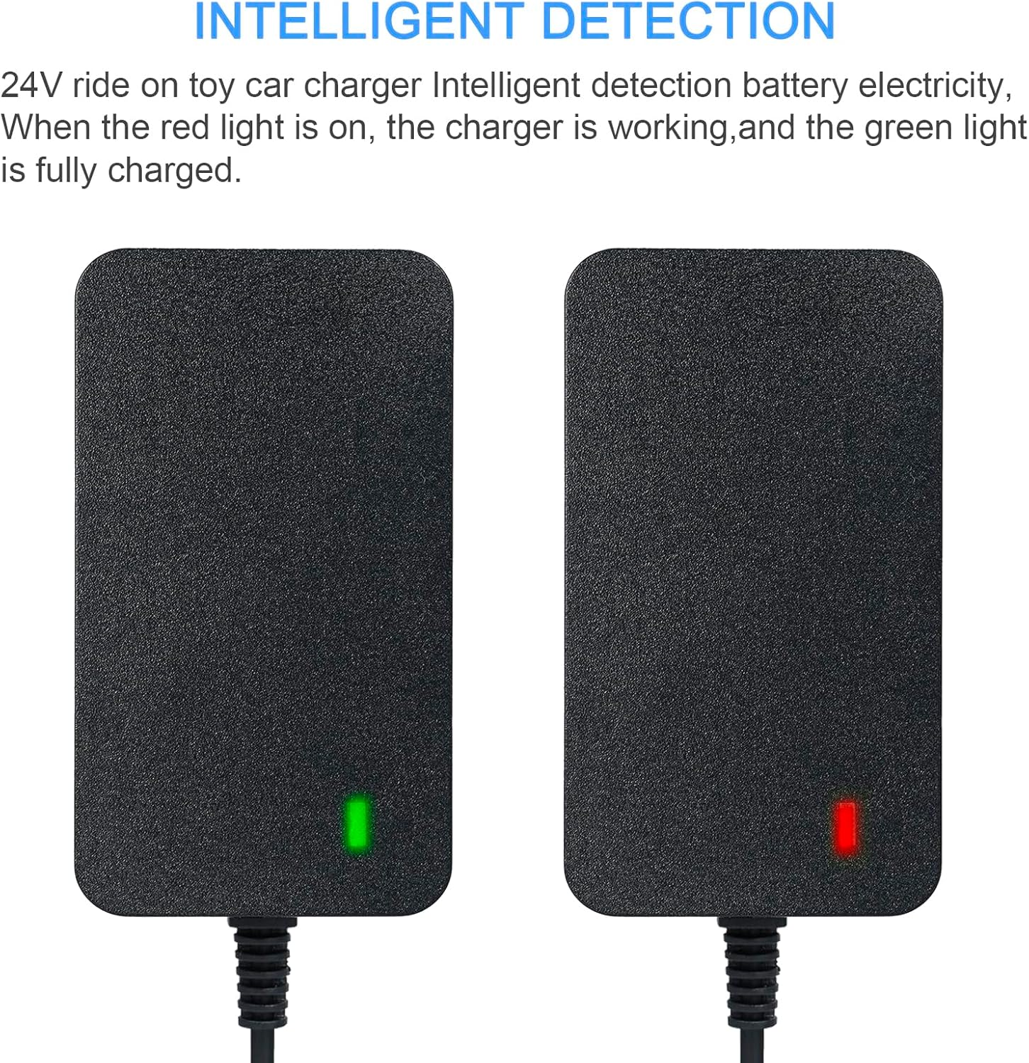 BASIC SUPPLY 24V  Charger for Ride on Toys,24V Charger for Ride on   Choice Products SUV  Accessories,24    Charger with   Light for  Carriage Ride