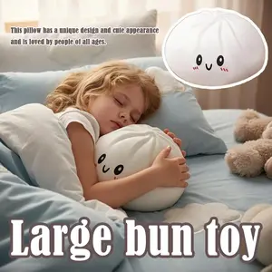 Large Dumpling Pillow Squishes Stress Balls Fidget Sensory Toys Simulation Food Squishies Bun Squeeze Dough Ball Gifts