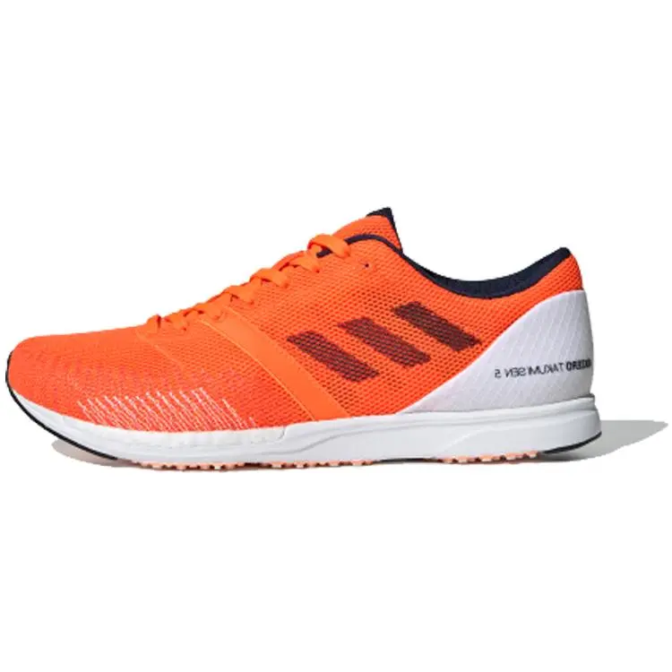 adidas Adizero Takumi Sen 5 Comfortable Shock Absorption Non-Slip Low-Top Running Shoes F34069