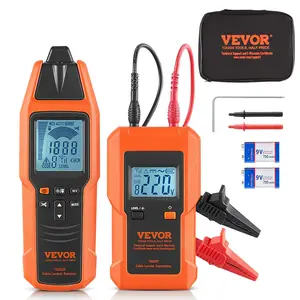 VEVOR Subterranean Wire Tracker, Up to 3 FT Detection Depth, Voltage Range 12-600V, Circuit and Line Break Locator, Extends to 6561 FT for Underground Pipes, Electric Fencing, Hidden Wires