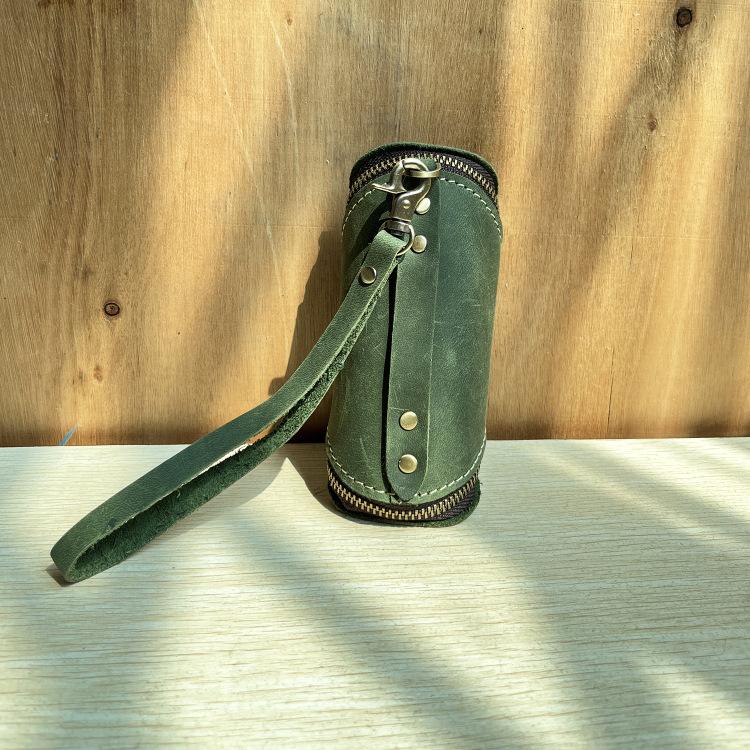 Men’s & Women’s Leather Key Bag, Retro Crazy Horse Leather Zipper Wallet for Car Keys, Card Holder, Stylish Key Organizer, Multi-purpose Keychain for Daily Use, Travel, Gifts Men’s & Women’s Leather Key Bag, Retro Crazy Horse Leather Zipper Wallet for Car Keys, Card Holder, Stylish Key Organizer, Multi-purpose Keychain for Daily Use, Travel, Gifts