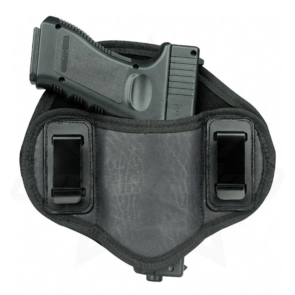 Outdoor Hunting Glock 19 G17 Holster IWB Waist Hanging Concealed Stealth Quick Draw Holster Glock Equipment Holster Bag 9MM 380 Glock 17 19 26 43x 1911 vnsh fn reflex