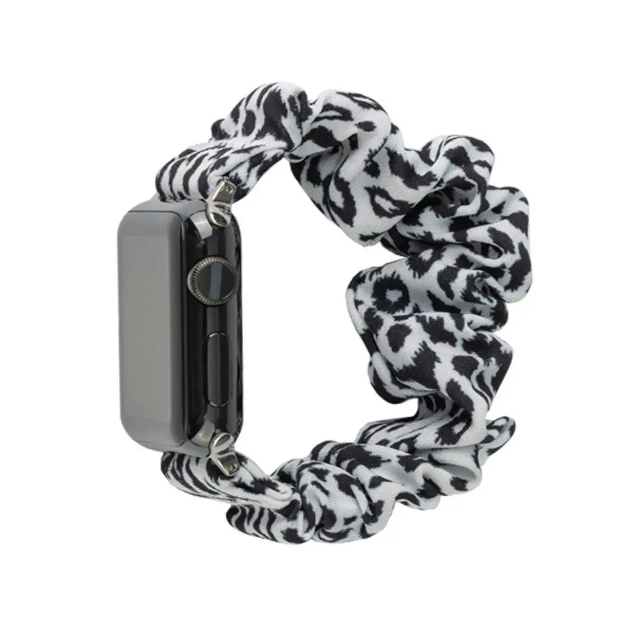 White gray leopard print
