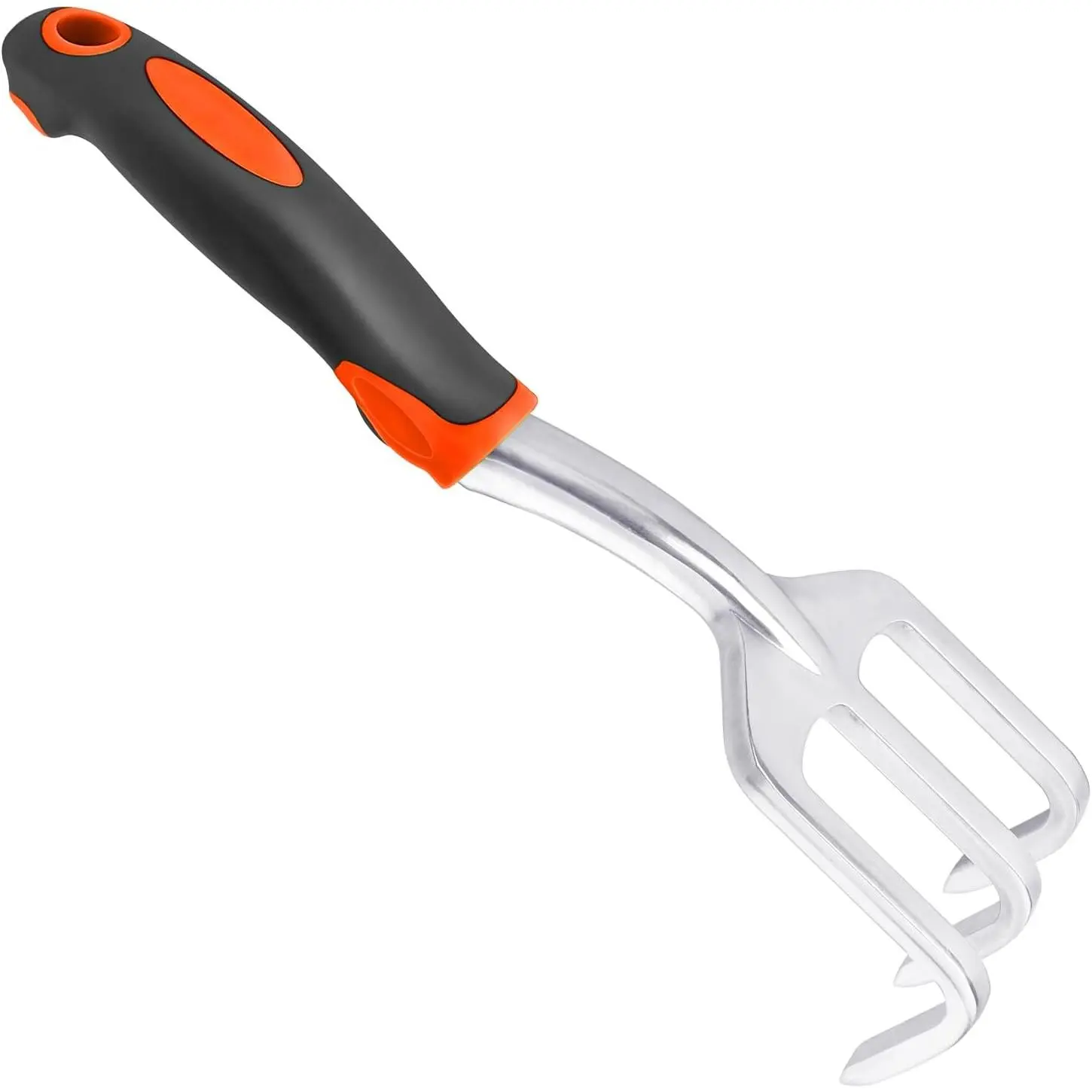 Hand Rake Garden Tool, Heavy  Hand Cultivators for Gardening Weed Rake
