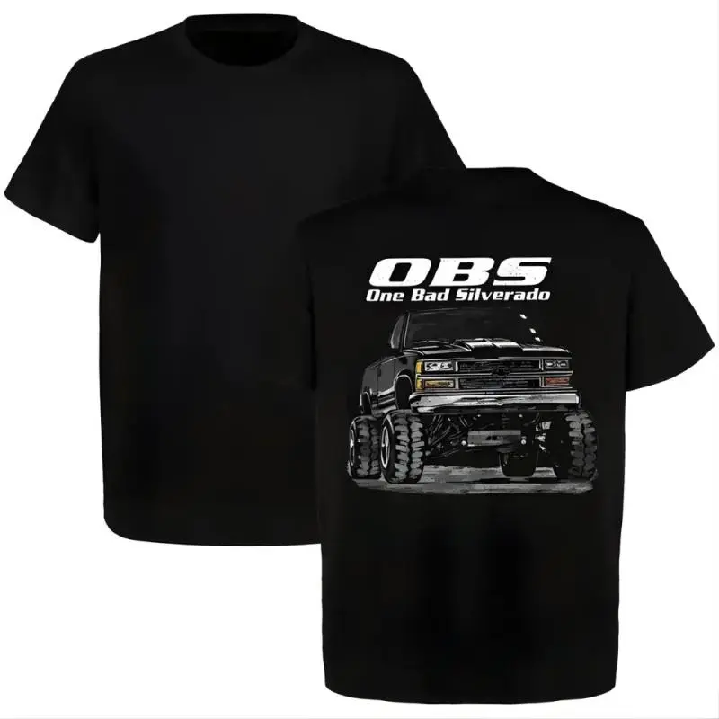 Men's Lifted Truck Graphic T-Shirt, Machine Washable Casual Top, Machine Wash