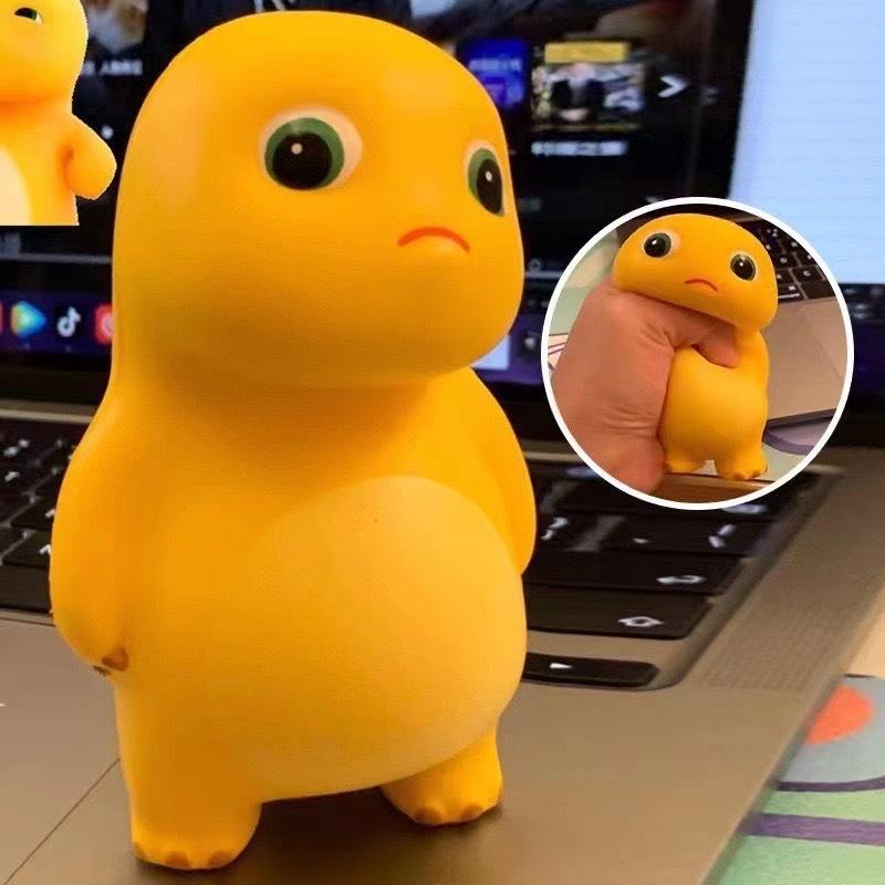 12cm Milk Dragon Slow-Rebound PU Foam Toy, Popular Online Stress-Relief Gadget, Stress-Relief Toy Wholesale, The First Choice For Small Milk Dragon Squeeze Gifts