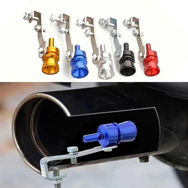 Car Muffler Turbo Whistle Exhaust Pipe Oversized Roar Maker Car Accessories M