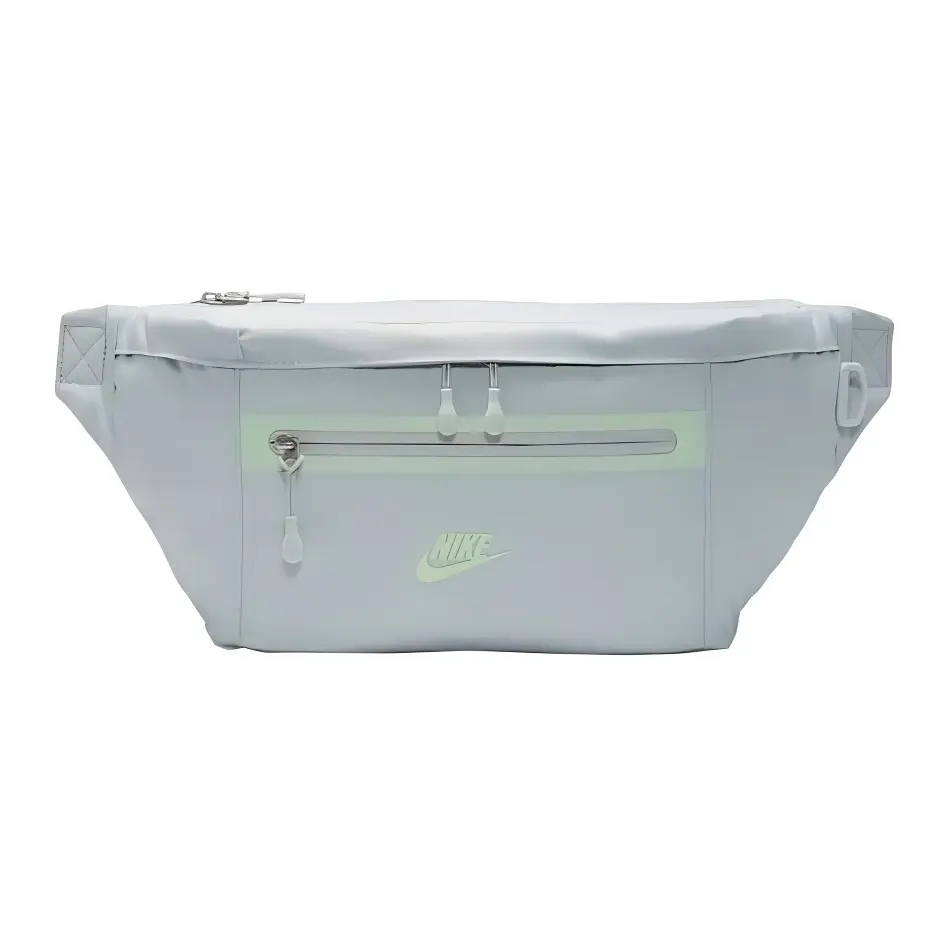 Nike Waist Bag – Unisex Sporty Crossbody Bag with Zip Closure, Polyester, Mint Green