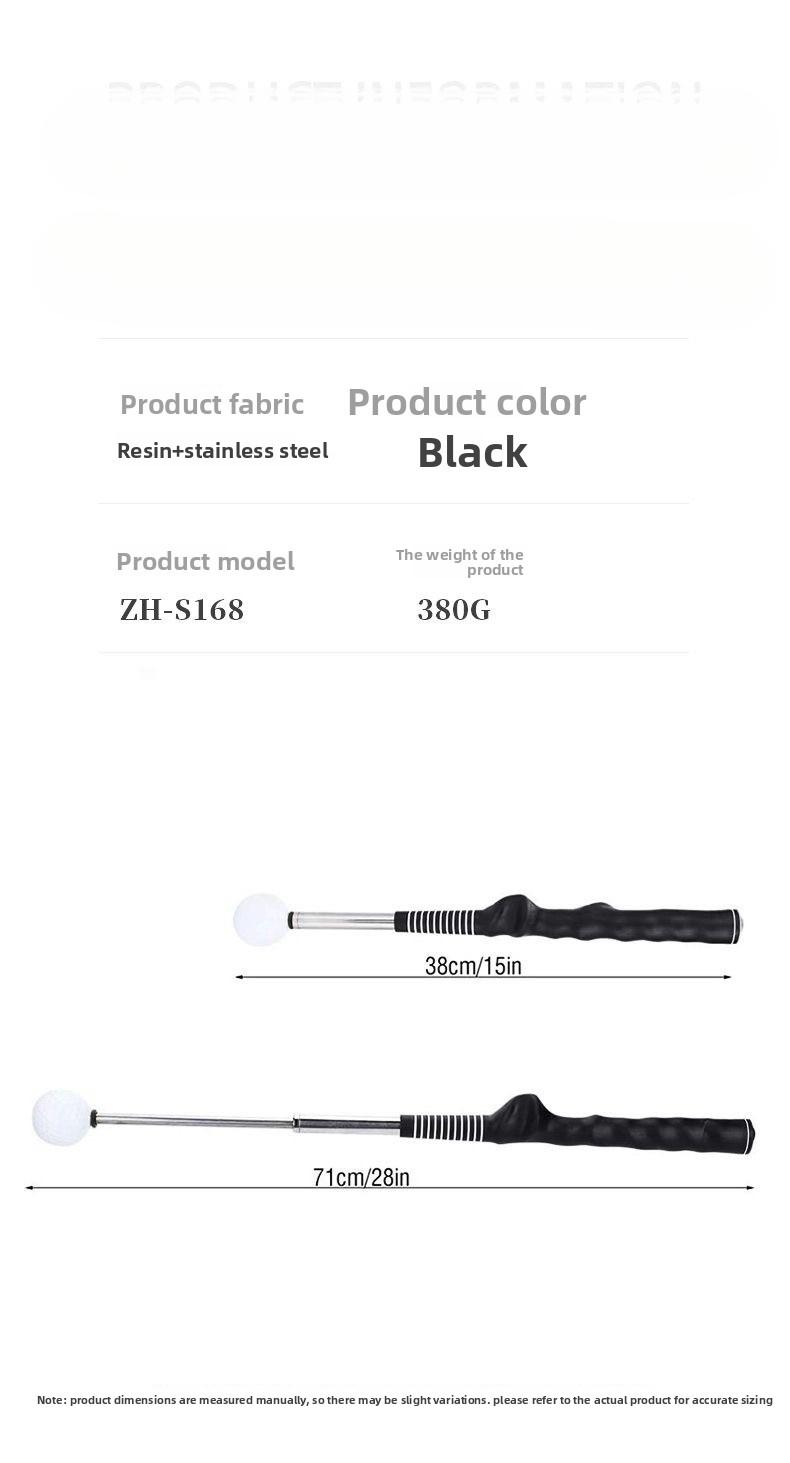 Telescopic Golf Swing Trainer - Swing Posture Aid & Training Stick (Ambidextrous / Universal for Left & Right-Handers)