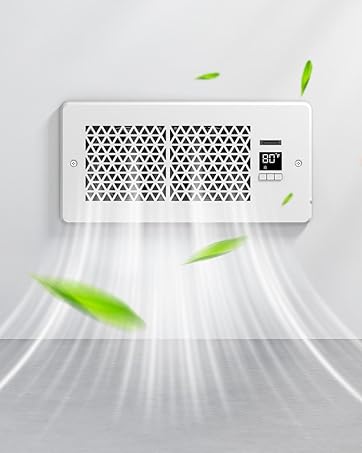 Large Ceiling Fans with Lights and Remote/APP Control, Indoor Outdoor Black Ceiling Fan for Kitchen, Living Room, Patio, 6 Speeds Reversible Quiet DC Motor, 8 Blades