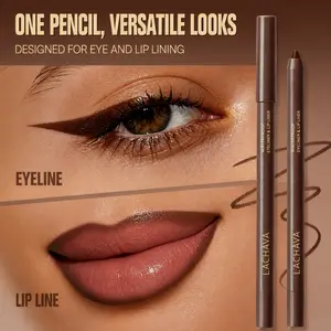 24hr Waterproof Eyeliner Sharpener, Cruelty-Free Vegan Makeup, Long-Lasting Smooth Eye Liner Pen, Also Use as Lip Liner
