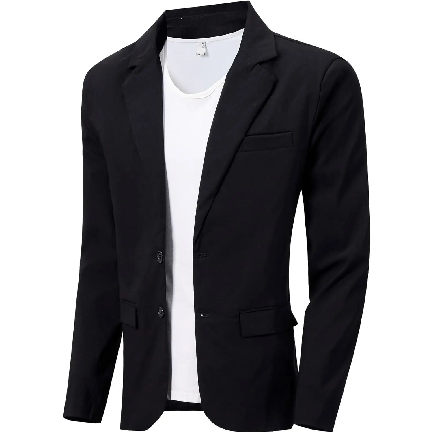 Men's Plaid Slim Fit Blazer Jacket, Lightweight 2-Button Casual Sport Coat, Formal & Everyday Blazer for Men