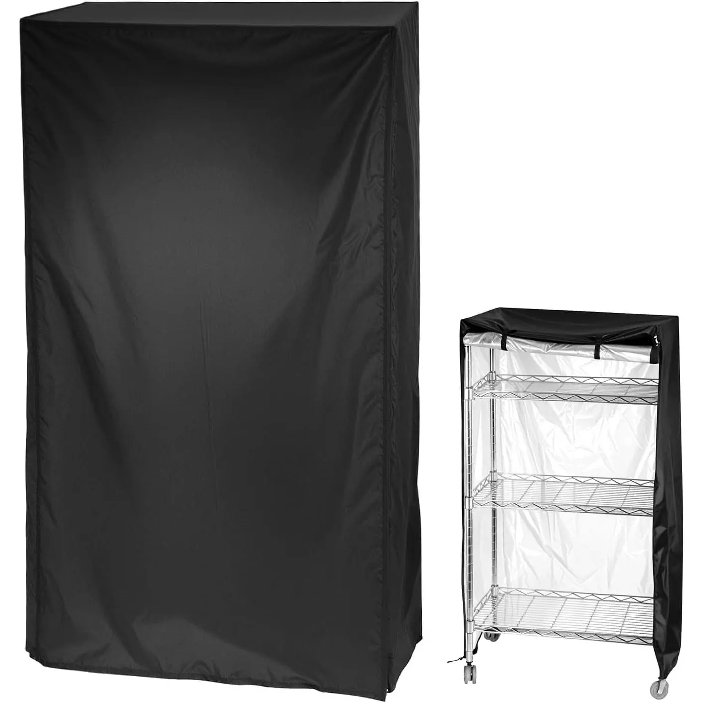 Shelf Units Cover, Heavy Duty Waterproof Wire Rack Cover for Shelf 36"x18"x 72"