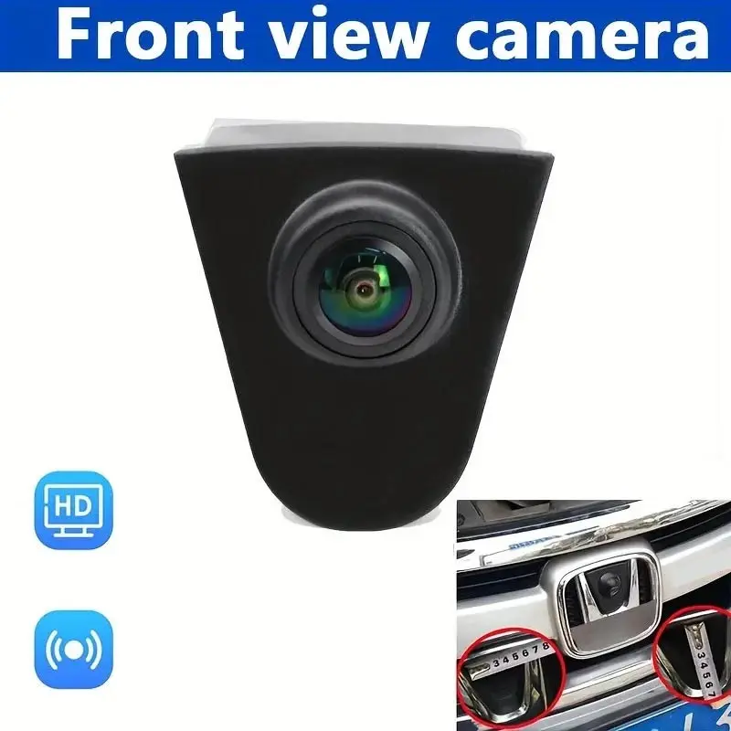 Honda Car Camera Front View Ccd Sensor, Wide Angle Vision, Clear Night Vision, Rain and Fog Visibility, Abs Enclosure Material