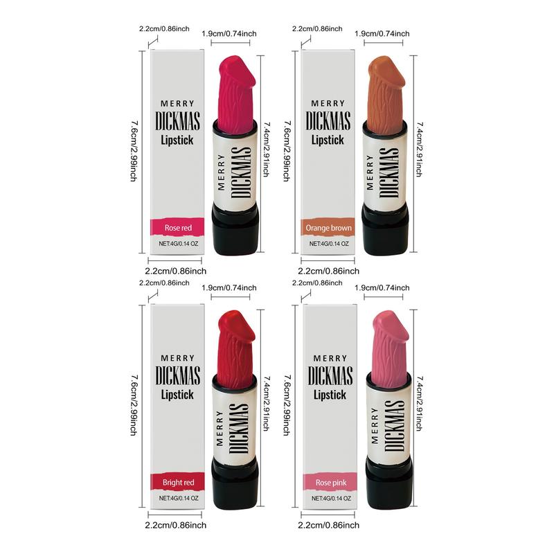 Valentine's Day Secret Lipstick Smooth Flawless Natural Color Matte Finish Long-Lasting, Perfect Gift for Her, Birthday Present Choice