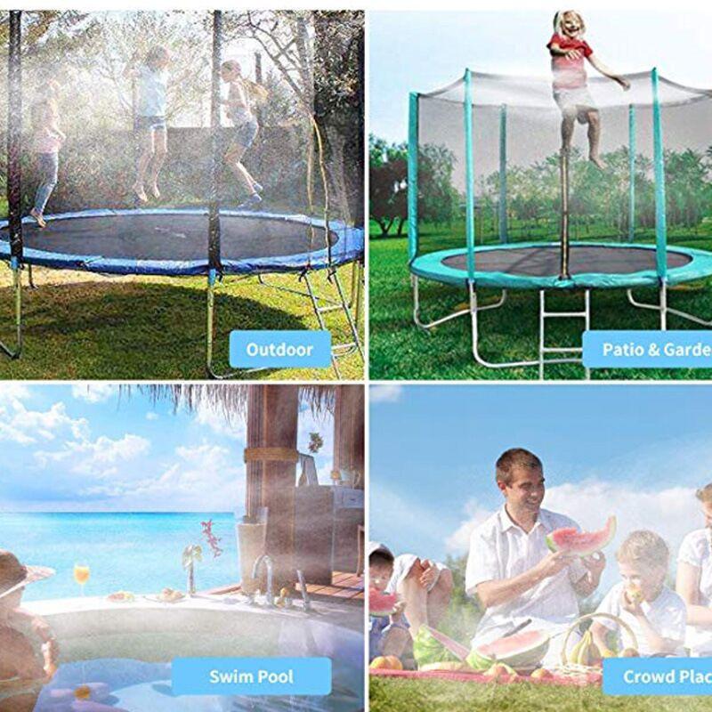 Trampoline Sprinkler for Kids, Outdoor Water Play Sprayer, Summer Backyard Cooling Water Toy for Garden & Lawn#GLOBAL PIC