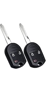 Key Fob Replacement Fits for Ford Explorer 2001-2015 Mustang Expedition Edge Focus Taurus Escape Flex Focus Fusion Lincoln Navigator Sable CWTWB1U793 Keyless Entry Remote Control OUC6000022